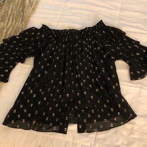 NICOLE MILLER OFF THE SHOULDER TOP